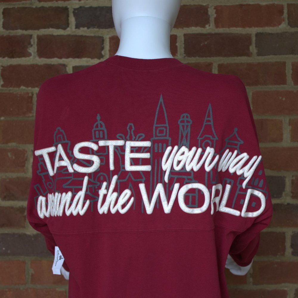 Disney Parks | Collectors Epcot 2018 Spirit Jersey | Burgundy | New w/ Tags | XS